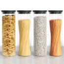 סט 4 מיכלי זכוכית 1.9 ליטר, מכסה אפור כהה Brabantia + הנחה 10% לנרשמים לניוזלטר