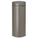 פח טאץ 30 ליטר פלטינום Brabantia + משלוח חינם + הנחה 10% לנרשמים לניוזלטר