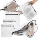 סט 6 שקיות כביסה: 3 שקיות רשת לכביסה עדינה + שקית רשת לכביסת נעליים + שקיות רשת לכביסת גרביים + שקית רשת לכביסת חזיות, לבן Brabantia + הנחת כמות 50%