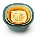 סט קערות ערבוב, מסננת ומסחטת מיץ +Tasty פלסטיק ללא BPA ברבנטיה + הנחה 10% לנרשמים לניוזלטר