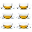 סט 6 ספלי זכוכית טרנדגלאס Opus + תחתית Trendglas JENA + הנחה 10% לנרשמים לניוזלטר