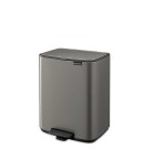 פח לשירותים BO פדל 12 ליטר, פלטינום Brabantia + משלוח חינם + הנחה 10% לנרשמים לניוזלטר