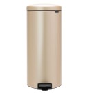 פח פדל 30 ליטר זהב מטאלי Brabantia - NewIcon + משלוח חינם + הנחה 10% לנרשמים לניוזלטר