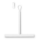 מגב למקלחון עם מתלה לדלת, לבן Brabantia - ReNew + הנחה 10% לנרשמים לניוזלטר 