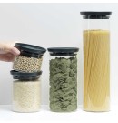 סט 4 מיכלי זכוכית 0.3 + 0.6 + 1.1 + 1.9 ליטר, מכסה אפור כהה Brabantia + עכשיו במבצע 25% הנחה SALE