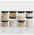 סט 8 מיכלי זכוכית 0.3 + 0.6 ליטר, מכסה אפור כהה Brabantia + עכשיו במבצע 25% הנחה SALE