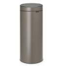 פח טאץ 30 ליטר פלטינום Brabantia + משלוח חינם + הנחה 10% לנרשמים לניוזלטר