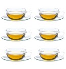 סט 6 ספלי זכוכית טרנדגלס Opus + תחתית Trendglas JENA + הנחה 10% לנרשמים לניוזלטר