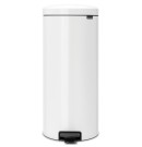 פח פדל 30 ליטר לבן Brabantia - NewIcon + משלוח חינם + הנחה 10% לנרשמים לניוזלטר