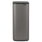 פח אשפה למטבח BO טאץ 30 ליטר, פלטינום Brabantia + הנחה 10% לנרשמים לניוזלטר + משלוח חינם