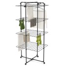 מתלה כביסה מתקפל HangOn Tower מגדל לייבוש כביסה 30 מטר, שחור Brabantia + משלוח חינם + הנחה 10% לנרשמים לניוזלטר