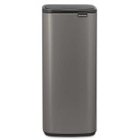פח אשפה למטבח BO טאץ 30 ליטר, פלטינום Brabantia + הנחה 10% לנרשמים לניוזלטר + משלוח חינם