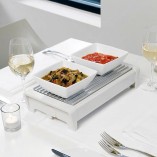 מחמם אוכל 2 להבות לבן Brabantia + מתנה מצת גז רב פעמי ברבנטיה (נמכר ללא גז) +​ הנחה 10% לנרשמים לניוזלטר