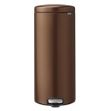 פח פדל 30 ליטר NewIcon ברונזה​ חם Brabantia + משלוח חינם + הנחה 10% לנרשמים לניוזלטר