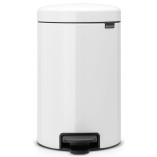 פח פדל 12 ליטר לבן Brabantia - NewIcon + משלוח חינם + הנחה 10% לנרשמים לניוזלטר