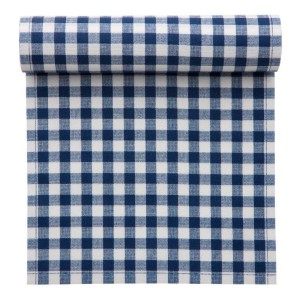 MYdrap - מיידרפ-גליל פלייסמט 12 Placemat בד 46/32 כחול משובץ - הזמינו היום 3 גלילים וקבלו בקופה 50% הנחה!