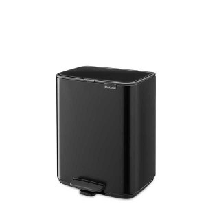 פח לשירותים BO פדל 12 ליטר, שחור מט Brabantia + משלוח חינם + הנחה 10% לנרשמים לניוזלטר