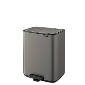 פח לשירותים BO פדל 12 ליטר, פלטינום Brabantia + משלוח חינם + הנחה 10% לנרשמים לניוזלטר