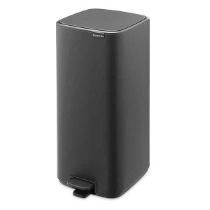 פח אשפה למטבח BO פדל 30 ליטר, אפור כהה מינרלי Brabantia + הנחה 10% לנרשמים לניוזלטר + משלוח חינם