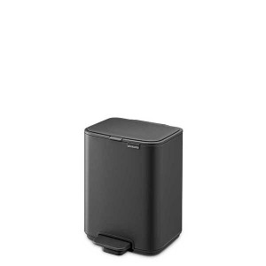 פח לשירותים BO פדל 4 ליטר, אפור כהה מינרלי Brabantia + משלוח חינם + הנחה 10% לנרשמים לניוזלטר
