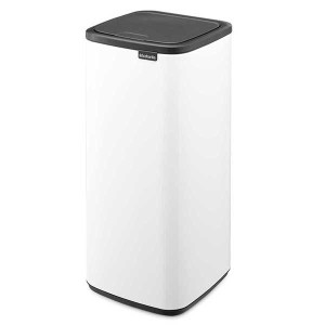פח אשפה למטבח BO טאץ 30 ליטר, לבן Brabantia + הנחה 10% לנרשמים לניוזלטר + משלוח חינם