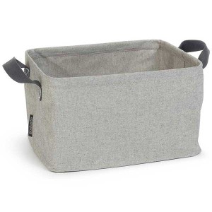 סל כביסה מתקפל 35 ליטר, בד אפור Brabantia + הנחה 10% לנרשמים לניוזלטר
