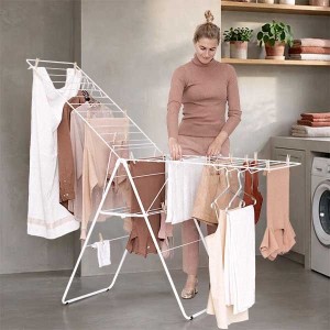 מתלה כביסה מתקפל 25 מטר, ​​לבן HangOn ברבנטיה + משלוח חינם + עכשיו במבצע 50% הנחה SALE