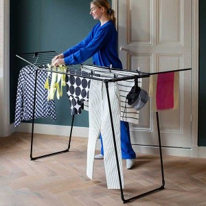 מתלה כביסה מתקפל 22 מטר, שחור HangOn Too ברבנטיה + משלוח חינם + הנחה 10% לנרשמים לניוזלטר