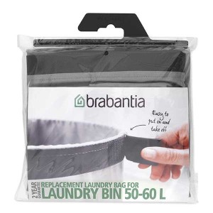 סל כביסה פנימי מבד לסל כביסה עגול 60 ליטר Brabantia + הנחה 10% לנרשמים לניוזלטר