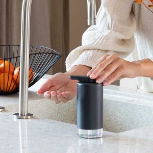 דיספנסר לסבון ידיים אפור כהה מינרלי SinkStyle ברבנטיה + הנחה 10% לנרשמים לניוזלטר