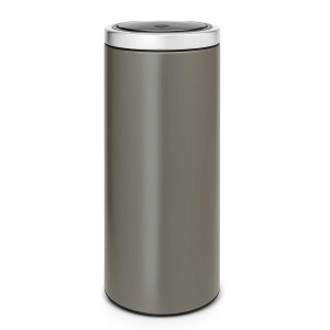 פח טאץ 30 ליטר פלטינום, מכסה שטוח Brabantia - עכשיו במבצע 25% הנחה + משלוח חינם!