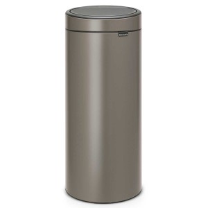 פח טאץ 30 ליטר פלטינום Brabantia + משלוח חינם + הנחה 10% לנרשמים לניוזלטר