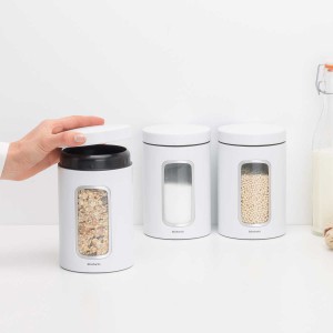 סט 3 קופסאות חלון לבן 1.4 ליטר Brabantia + עכשיו במבצע 30% הנחה!