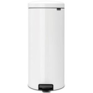 פח פדל 30 ליטר לבן Brabantia - NewIcon + משלוח חינם + הנחה 10% לנרשמים לניוזלטר