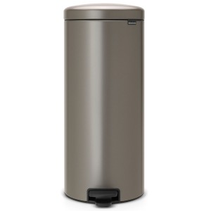 פח פדל 30 ליטר פלטינום Brabantia - NewIcon + משלוח חינם + הנחה 10% לנרשמים לניוזלטר