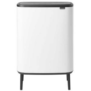 פח אשפה למטבח BO טאץ 60 ליטר, לבן Brabantia + הנחה 10% לנרשמים לניוזלטר + משלוח חינם