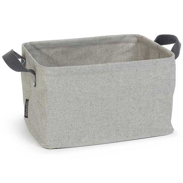 סל כביסה מתקפל 35 ליטר, בד אפור Brabantia + הנחה 10% לנרשמים לניוזלטר