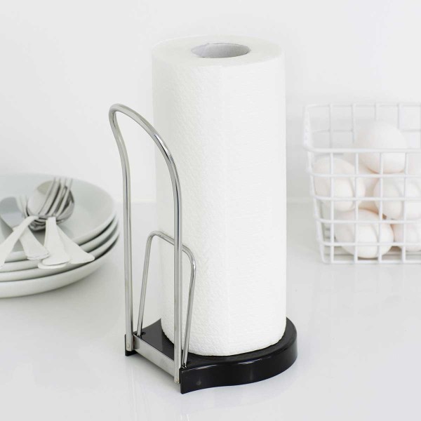 מתקן לנייר מטבח עומד + מעצור Brabantia + הנחה 10% לנרשמים לניוזלטר