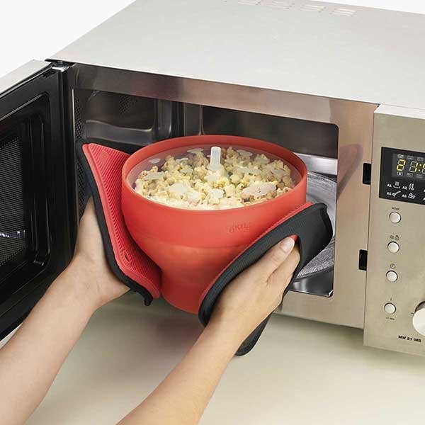 כלי להכנת פופקורן במיקרוגל, סיליקון Lekue מבית Brabantia + הנחה 10% לנרשמים לניוזלטר