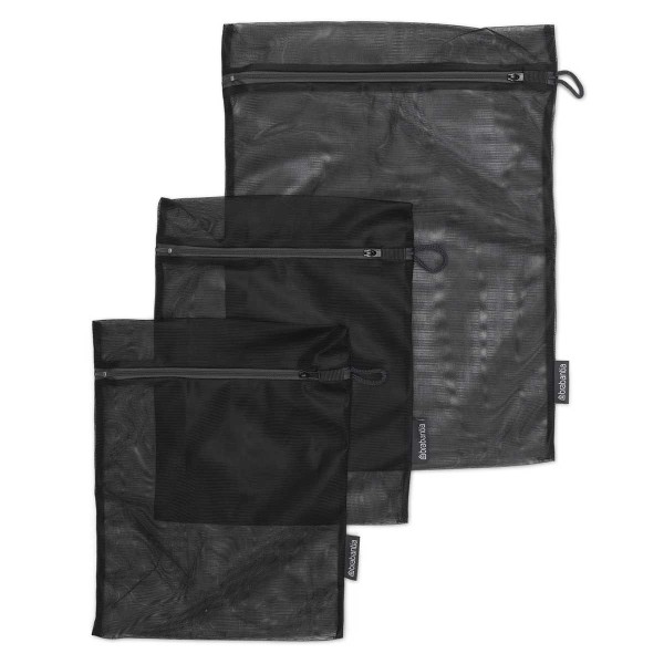 סט 3 שקיות רשת לכביסה עדינה, שחור Brabantia + הזמינו 3 סטים של שקיות רשת לכביסה עדינה, חזיות, גרביים או נעליים וקבלו 50% הנחת כמות