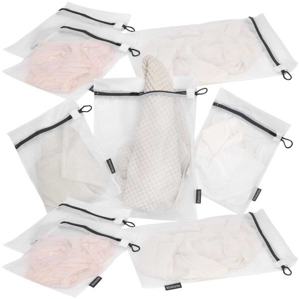 סט 9 שקיות רשת לכביסה עדינה, לבן Brabantia + הנחת כמות 50%