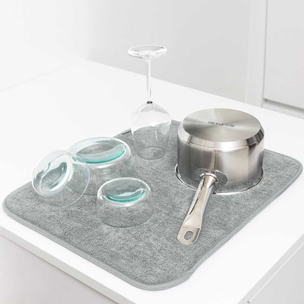 משטח מיקרופייבר לייבוש כלים - אפור Brabantia - הנחה 10% לנרשמים לניוזלטר