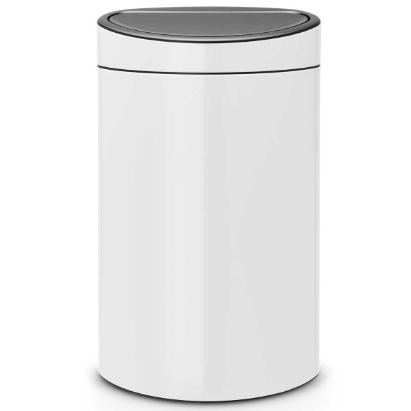 פח טאץ אובלי 40 ליטר לבן Brabantia + משלוח חינם + הנחה 10% לנרשמים לניוזלטר