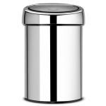 סט לשירותים מבריק עם פח נתלה Brabantia: פח טאץ נתלה 3 ליטר + מברשת אסלה קונית ברבנטיה + משלוח חינם + הנחה 10% לנרשמים לניוזלטר - Image 1