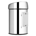 סט לשירותים מבריק עם פח נתלה Brabantia: פח טאץ נתלה 3 ליטר + מברשת אסלה קונית ברבנטיה + משלוח חינם + הנחה 10% לנרשמים לניוזלטר - Image 4