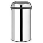 פח טאץ 60 ליטר, מבריק Brabantia + משלוח חינם + הנחה 10% לנרשמים לניוזלטר - Image 2