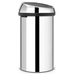 פח טאץ 60 ליטר, מבריק Brabantia + משלוח חינם + הנחה 10% לנרשמים לניוזלטר - Image 4