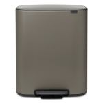 פח אשפה למטבח BO פדל 60 ליטר, פלטינום Brabantia + הנחה 10% לנרשמים לניוזלטר + משלוח חינם - Image 8