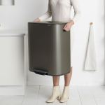 פח אשפה למטבח BO פדל 60 ליטר, פלטינום Brabantia + הנחה 10% לנרשמים לניוזלטר + משלוח חינם - Image 6
