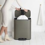 פח אשפה למטבח BO פדל 60 ליטר, פלטינום Brabantia + הנחה 10% לנרשמים לניוזלטר + משלוח חינם - Image 3